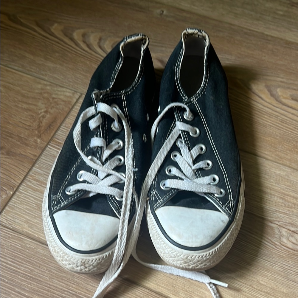 Converse Black and White Canvas Sneakers